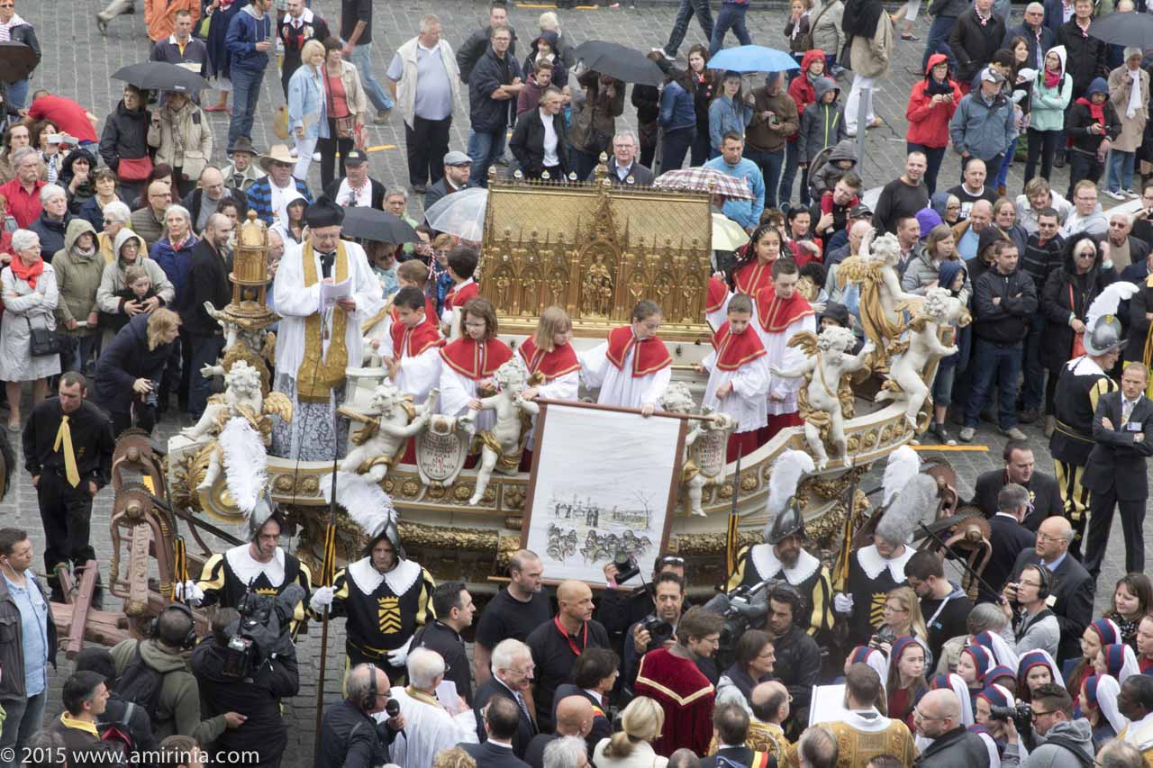 St George and the dragon in the arts city of Mons