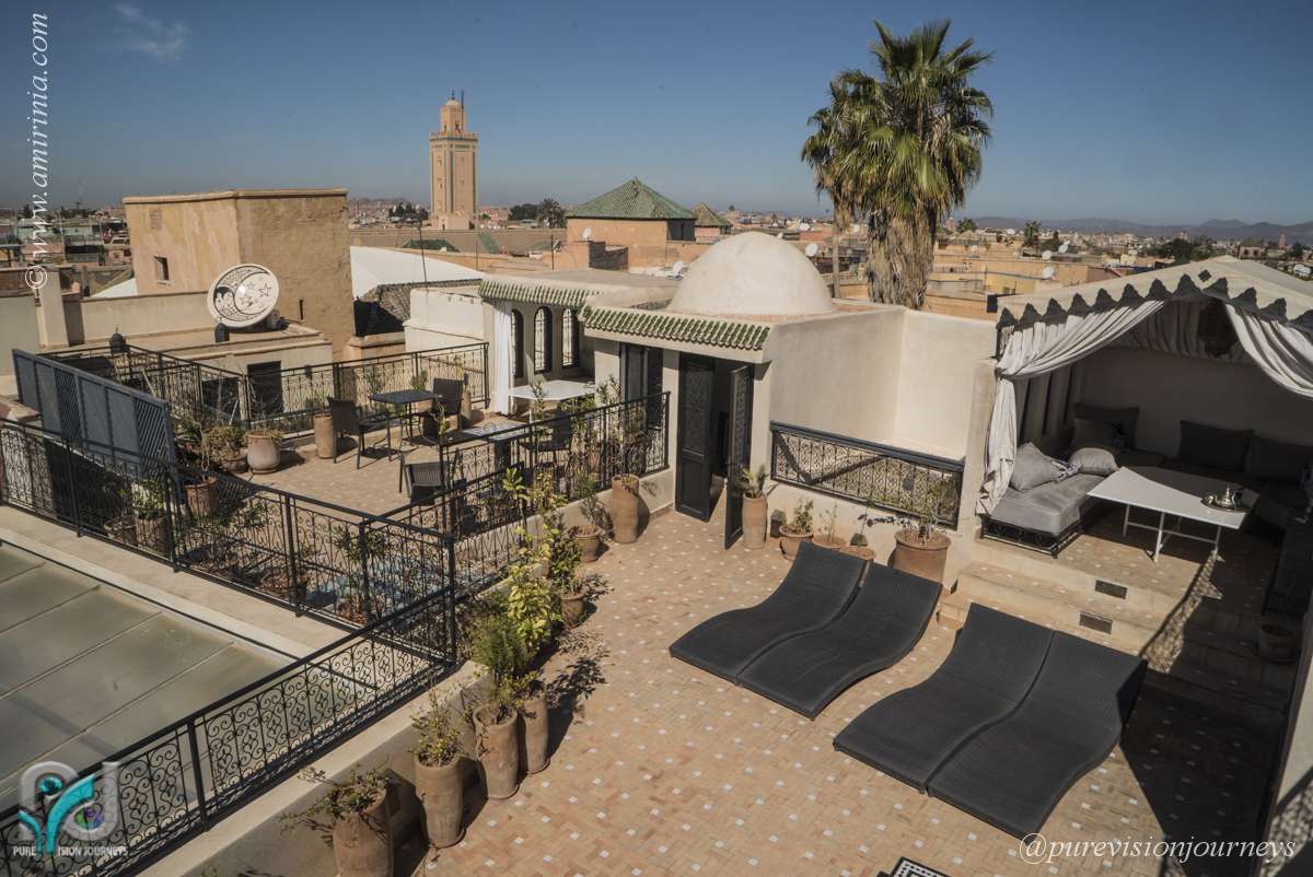 Exploring the medina of Marrakech